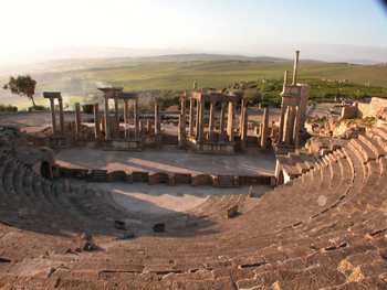 Teatro romano, Dougga