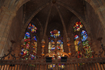 Reja y vidrieras de la Catedral de León, Castilla y León