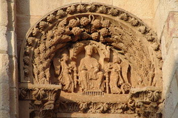 Detalle Puerta del Obispo, Catedral de Zamora, Castilla y León