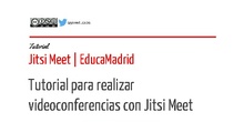 Tutorial Jitsi Meet - EducaMadrid