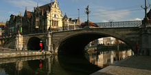 Puente de San Miguel, Gante, Bélgica