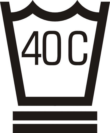 Lavado a máquina con programa para prendas delicadas, temperaura