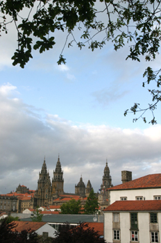 Vistas desde Parque de la Alameda, Santiago de Compostela, La Co