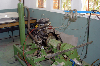 Banco de potencia de motores. Bancada de motor