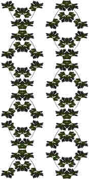 Guirnalda doble de cicuta