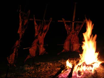 Asado de cordero, Argentina