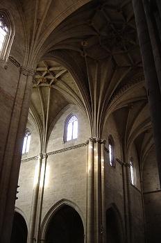 Vista interior de la Catedral de Huesca