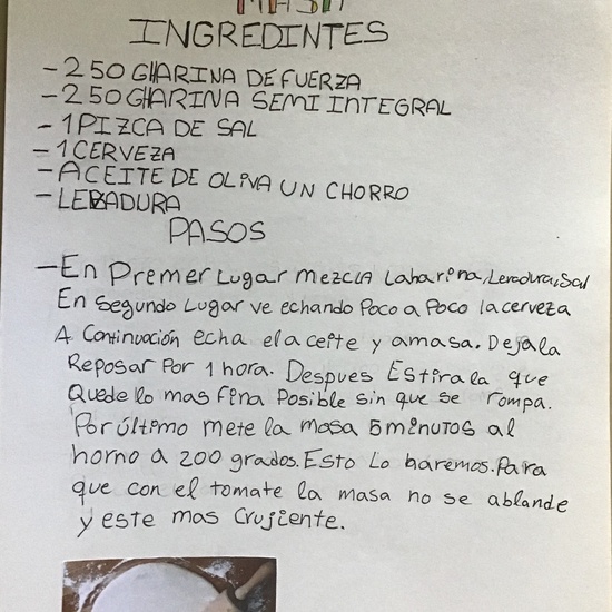 Recetario 1º ESO A 5