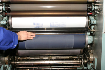 Sistema de protección en máquina de offset