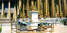Altar de elefantes, Bangkok, Tailandia