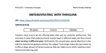 PFLE 2017 - Final project - Differentiating with thinglink (habitats)