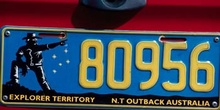 Automóvil con matrícula de Australia