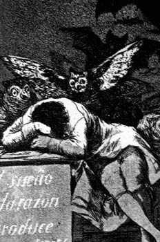 El sueño de la razón produce monstruos, plancha número 43 de los