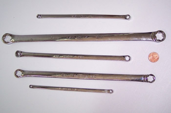 Juego de llaves dobles cerradas en pulgadas