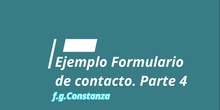 Ejemplo formulario HTML y CSS. Parte4