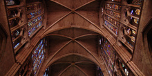 Pilares y bóvedas de la Catedral de León, Castilla y León