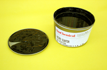 Bote tinta offset negra