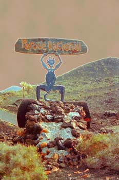 Logotipo del Parque Nacional Timanfaya