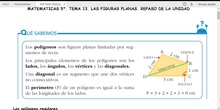 MATEMÁTICAS 5º. REPASO DE LAS FIGURAS PLANAS