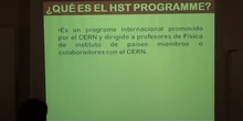 El programa HST del CERN para profesores de instituto