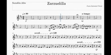 Zarzuelilla - Saxofón 1