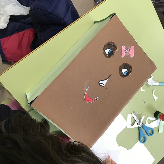 MANUALIDAD RECICLADO CAJA DE ZAPATOS - TERCERO 12