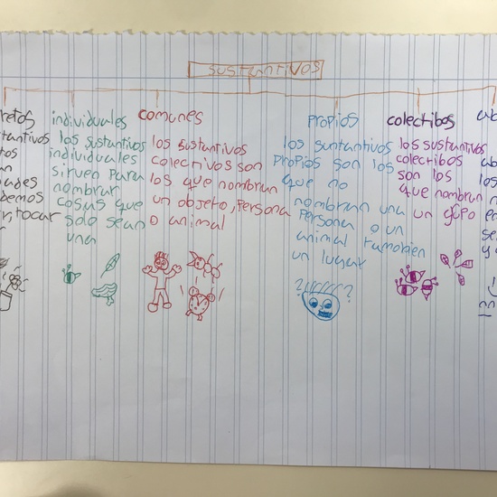 Esquemas sustantivos y adjetivos-5º Primaria 8