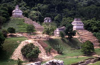 Templos de la Cruz, Palenque, México