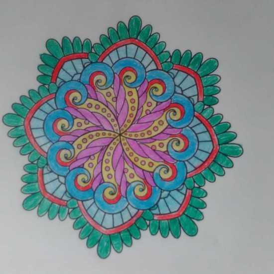 Judith Flower Mandala 