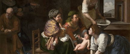 The Birth of Saint John the Baptist, by Artemisia Gentileschi