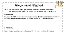 PROBLEMAS MATEMÁTICAS 5º