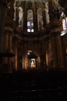 Altar de la Catedral de Málaga, Andalucía