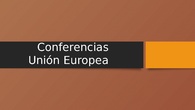 Conferencias UE Ceipso San Sebastián