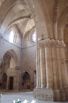 Columnas y capiteles, Catedral de Lérida