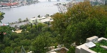 Vista del Bósforo desde el cementerio de Eyup, Estambul, Turquía