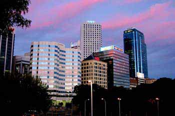 Centro financiero de Perth, Australia