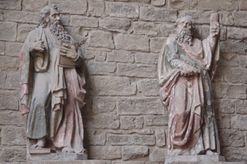 Estatuas, Catedral de Jaca