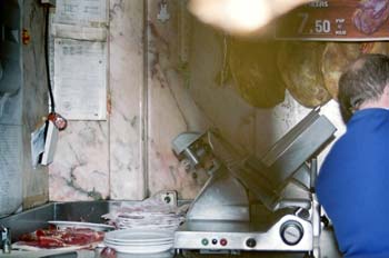 Máquina de cortar fiambre