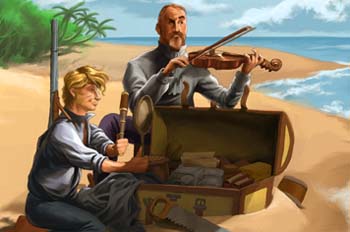 Escuela de Robinsones: Godfrey y Tartelett abren el cofre