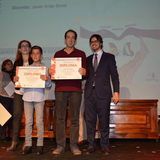 Entrega diplomas II Edición Reconocimiento Sellos de Calidad eTwinning Comunidad de Madrid 5