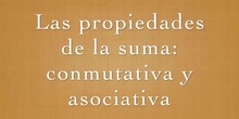PROPIEDAD ASOCIATIVA Y CONMUTATIVA