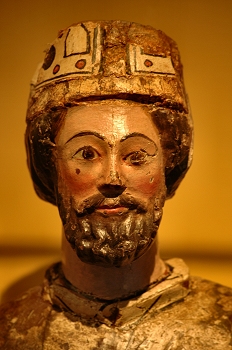 Obispo. Detalle. Nuestra Señora de Cillas, Huesca