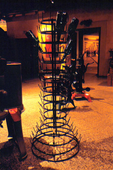Aparato de metal para el secado de botellas de sidra, Museo de l
