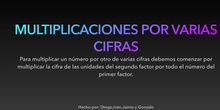MULTIPLICAR POR VARIAS CIFRAS