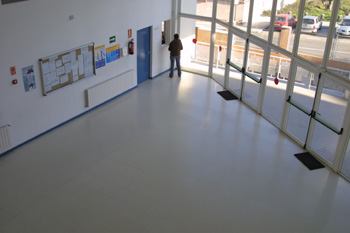 Interior de colegio