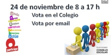 Elecciones Consejo Escolar 2020_Cartel Informativo_CEIP FDLR_Las Rozas
