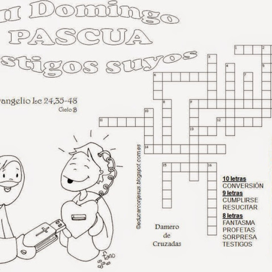CRUCIGRAMA DE PASCUA