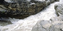 Encauzamiento natural del Río Isuela, Huesca