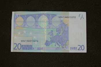 Billete de 20 euros