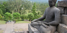 Buda meditando, Templo Borobudur, Jogyakarta, Indonesia